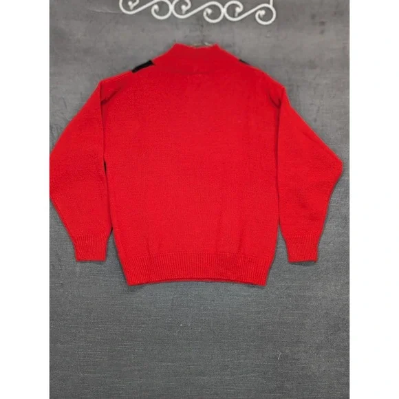 Vintage Middlebrook Park Sweater Red Holiday Ugly Sweater Grandma Core Size M - Picture 7 of 13